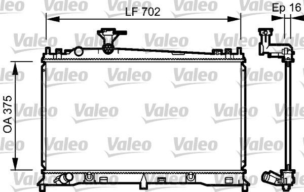 Valeo 734483 KüHler, MotorküHlung FüR Mazda-image