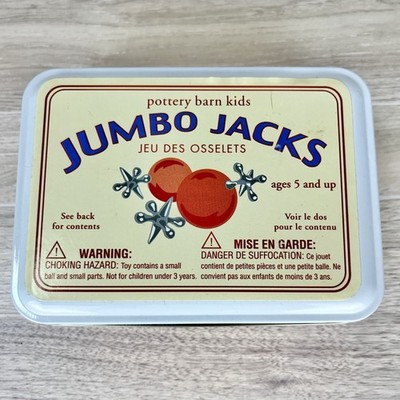 Jumbo Jacks Pottery Barn Game Kids Children Toy Tin Classic Skill Coordination