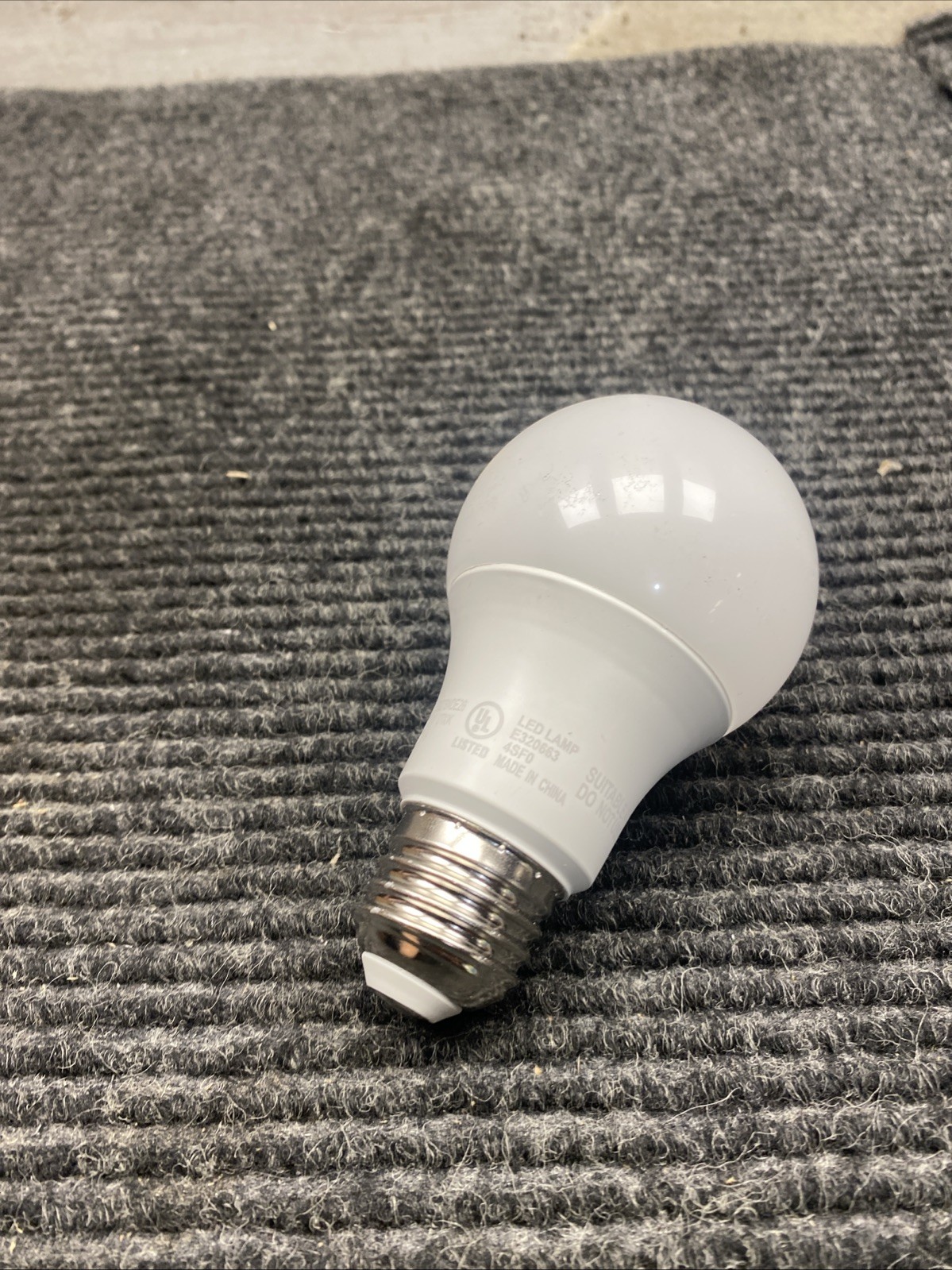 8pk Ecosmart 60W LED Light Bulb A19 Non Dimmable Soft White Long Life Bulk Pack