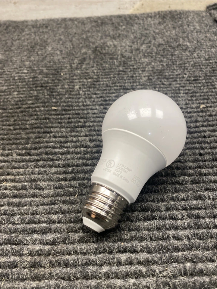 8pk Ecosmart 60W LED Light Bulb A19 Non Dimmable Soft White Long Life Bulk Pack - Image 4 of 4