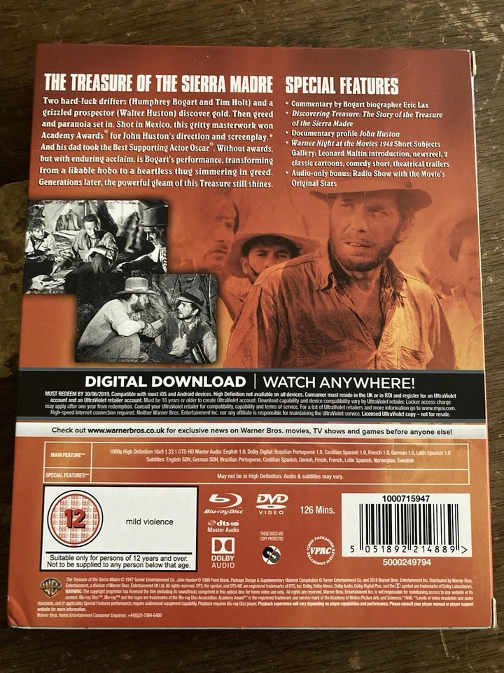 The Treasure of the Sierra Madre Premium Collection Blu-ray/DVD - Image 2 of 4