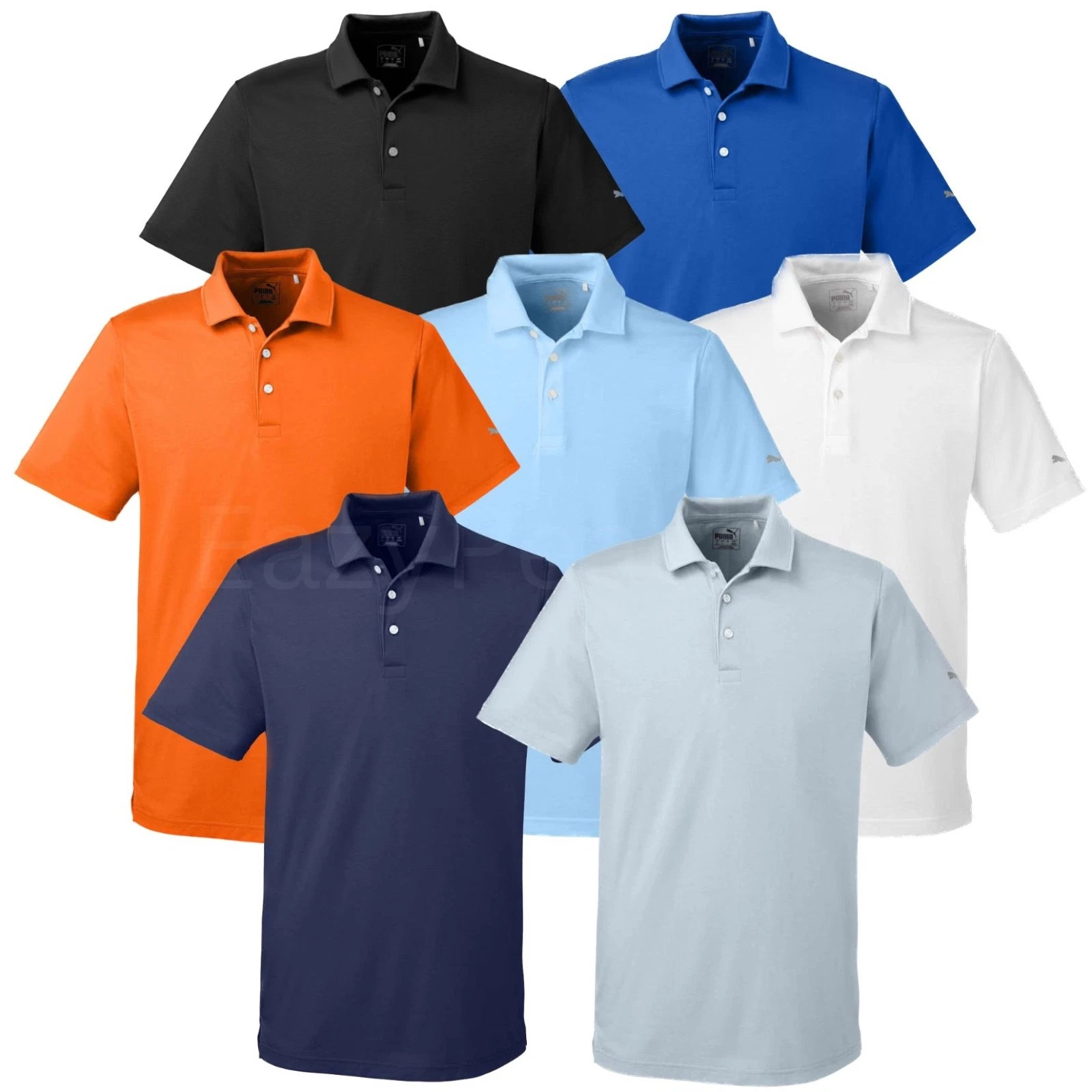 Puma Golf Men's S-4XL Fusion Polo Dri-FIT Stretch Collared Athletic Sports Shirt