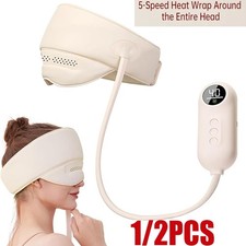 US Electric Head Eye Massager 6 Airbag Heating Kneading Headache Migraine Relief