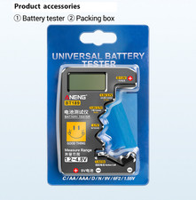 Battery Tester BT189 LCD Digital Battery Checker AA AAA 9V Button Cell