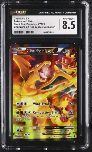 CGC 8.5 Charizard EX 2016 Black Star Promos XY121 Pokemon Card