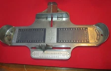 VTG The Brannock Device WOMEN's Shoe Sizer Foot Measurement to Size 13 ANTIQ