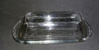 Pyrex Vintage Clear Glass Butter Dish Great Condition