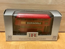EFE 10101. POST WAR RT981. LONDON TRANSPORT. ROUTE 38 VICTORIA. DURACELL. BOXED.