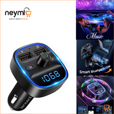 LENCENT T25 Bluetooth FM Transmitter Auto, Mu...