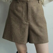 C.C. Collect Herringbone Mohair Shorts Size 55 - Excellent Condition