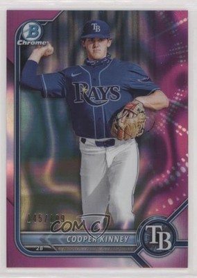 2022 Bowman Chrome Prospects Fuchsia Lava Refractor 145/199 Cooper Kinney 0e7u