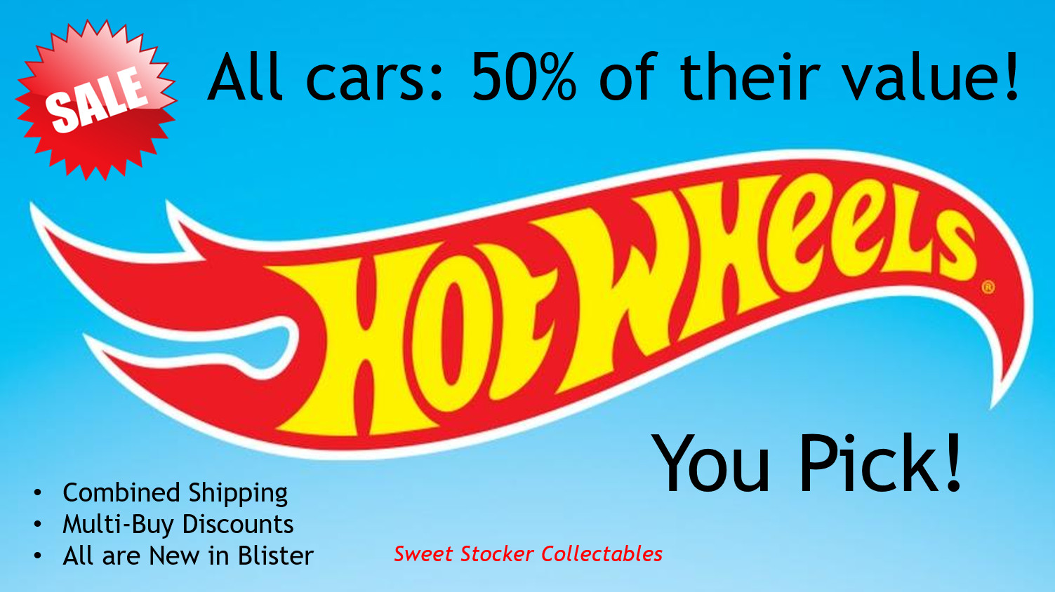 Hot Wheels - YOU PICK - ALL 50% OFF! Combined Shipping/Volume Pricing, Vintage