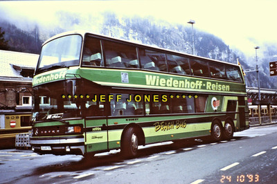 ORIGINAL BUSFOLIE 15814 - Wiedenhoff SETRA #97 SG.AK197 Lauterbrunnen 24.10.93