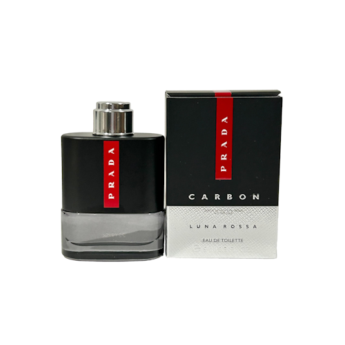 Mini Prada Luna Rossa Carbon 0.3 oz oz EDT Cologne for Men New In