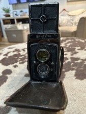 Vintage Rolleiflex DRP DRGM Franke Heidecke Compur Rapid Camera W/ Leather Case