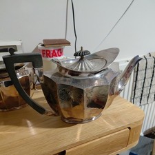 VINTAGE EPNS silver plated tea/coffee pot set 3 pieces