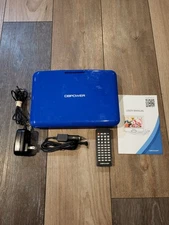 DBPower MK101 10" Portable DVD Player W Power Cord & Remote - Tested Working