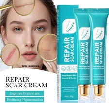 2 Best Scar removal Cream Skin Care for Scars Reduce Surgery Acne Stretch Marksp