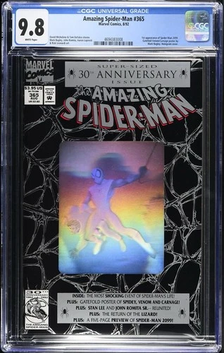 Amazing Spider-Man 365 - CGC 9.8 - 1st App of Spider-Man 2099 - White Pages