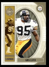 2019 Panini Legacy Yellow Greg Lloyd #114 NM Pittsburgh Steelers