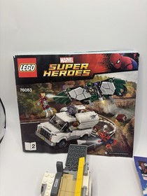 LEGO Marvel 76083 Beware The Vulture Incomplete Comic Book Instructions Minifig