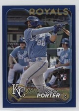 2024 Topps Series 2 Retail Royal Blue Logan Porter #666 14li
