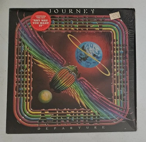 Journey Departure Lp Vinyl 1980 1st Press Shrink/Hype/Insert VG+ VG+