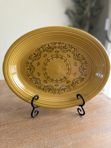 Vintage Casualstone By Coventry Fiestaware Fiesta Oval Platter 10” X 12”