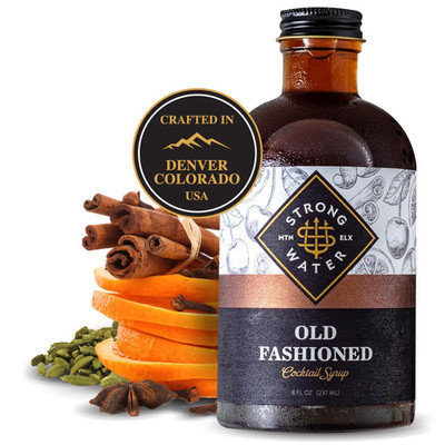 Old Fashioned Mix - Makes 32 Cocktails - Handcrafted Old Fashioned Syrup with Bi