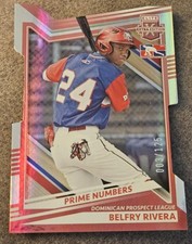 2022 Elite Extra Edition Belfry Rivera Rookie Prime Numbers B Die Cut 003/125 