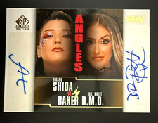2025 AEW SP Signature Dr. Britt Baker D.M.D. / Hikaru Shida - Angles Dual Autos