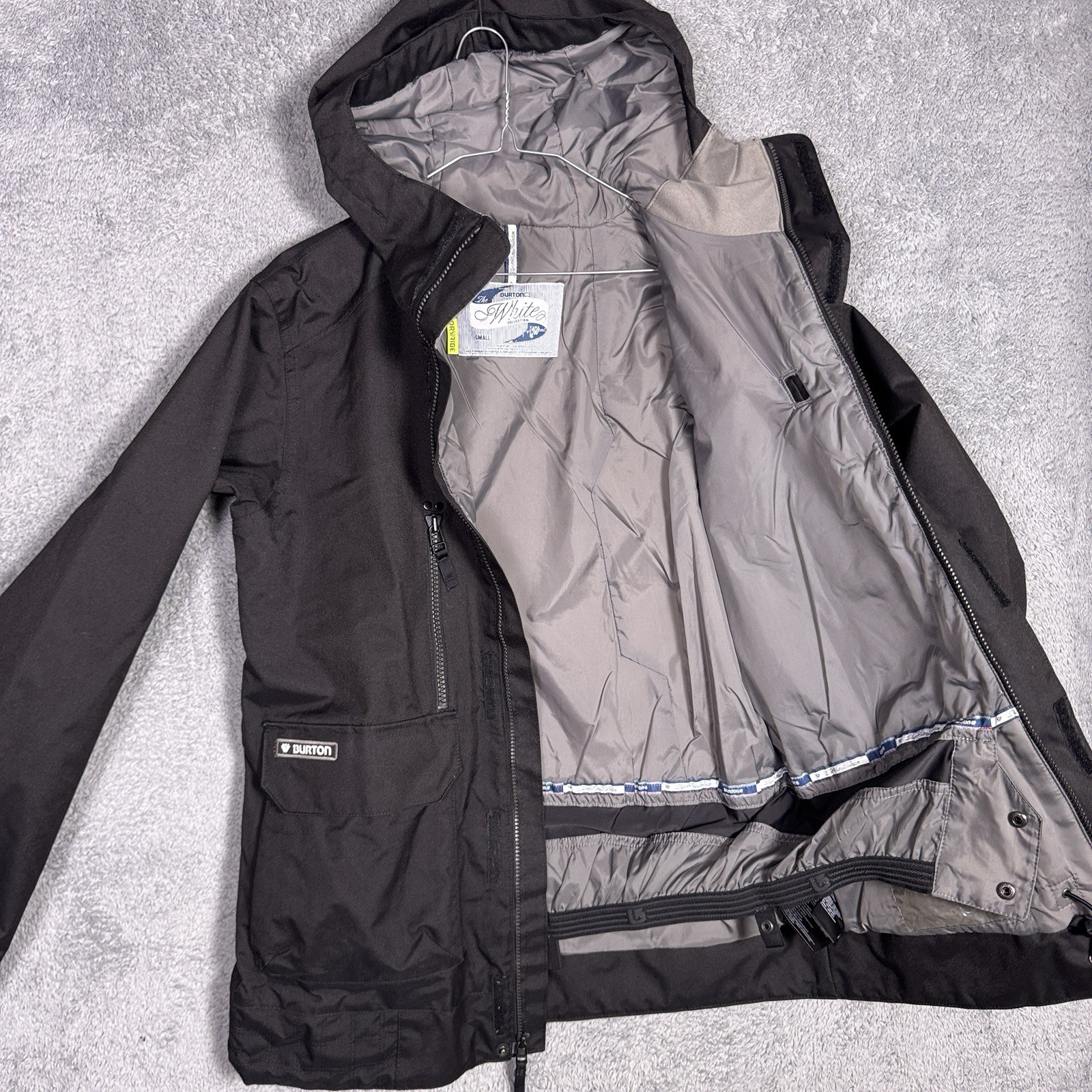 Burton Dryride White Collection Jacket Mens S Cannon … - Gem