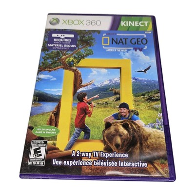 Kinect Nat Geo TV: America the Wild (Microsoft Xbox 360, 2012) Video Game
