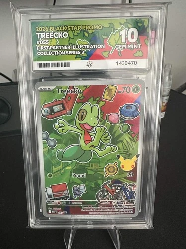 Pokemon TCG Treecko First Partner Series 3 ACE GEM MINT 10