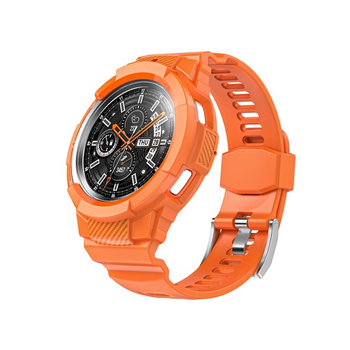 For Samsung Galaxy Watch 4 Classic 42mm 46mm Sport Strap Watch Case Wrist Band - Picture 5 of 27