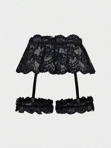 Women's Sexy Lace Thigh Garter Accessory โ Elegant & Seductive! - Picture 2 of 6