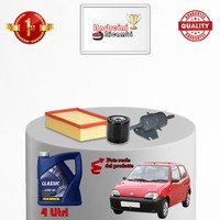 Inspektionskit Filter Und ÖL Fiat Seicento 1.1 Sportlich 40KW 54CV 1999->