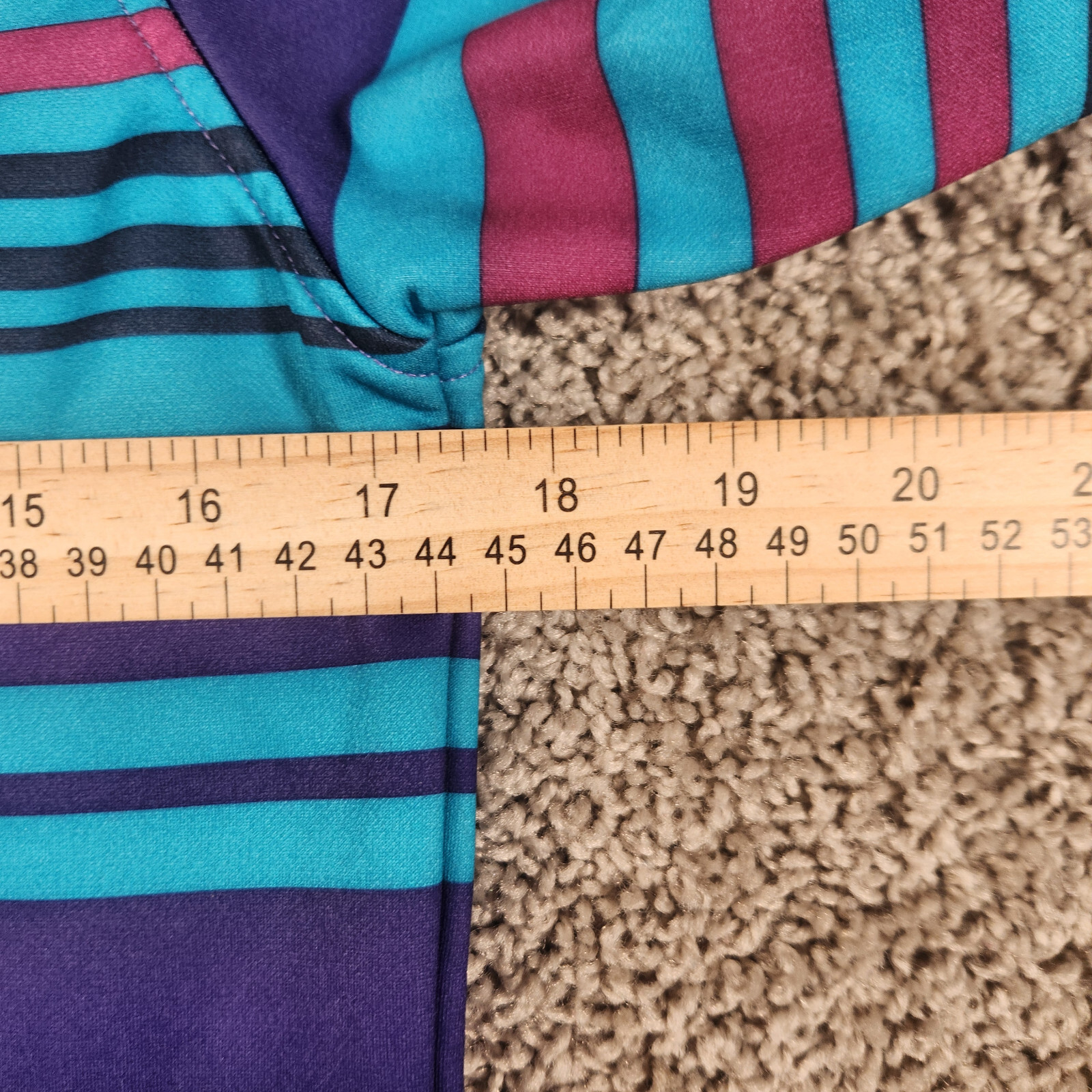 Under Armour Hoodie Womens XS Full Zip Jacket Striped Active Gym Running UA thumbnail 8