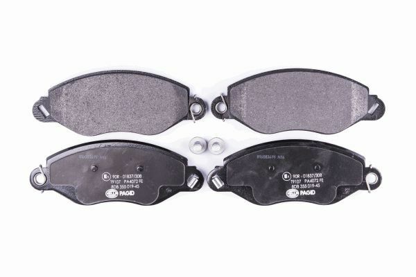 Hella 8DB 355 019-451 Bremsbelagsatz, Scheibenbremse FüR Ford-image