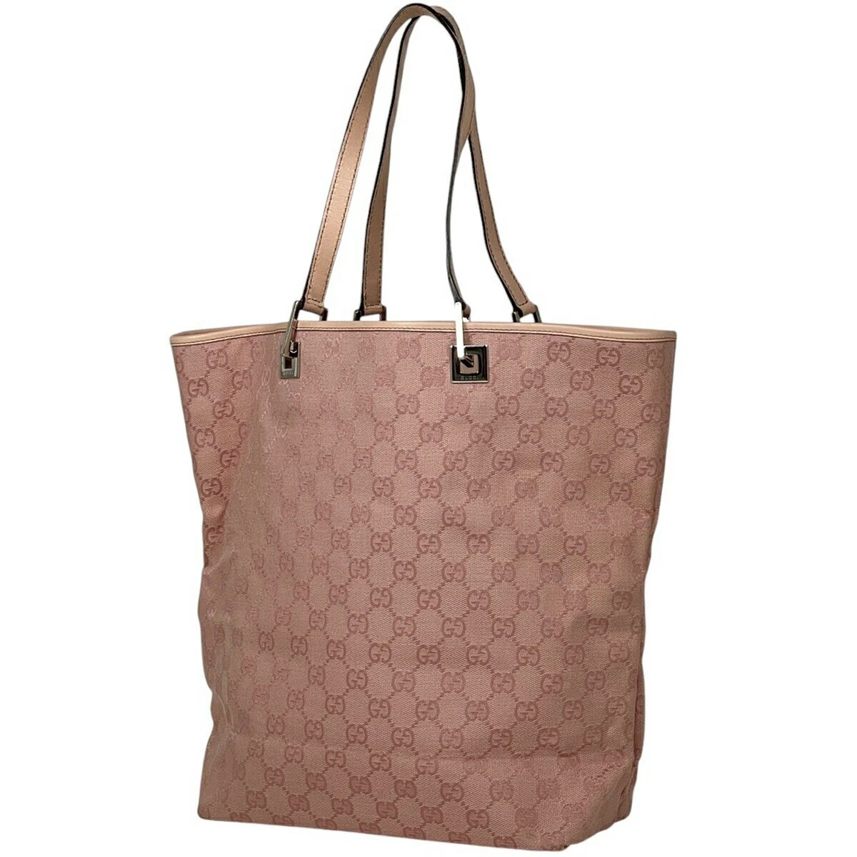 Sac à main fourre tout motif GUCCI GG toile rose 260290 femme 