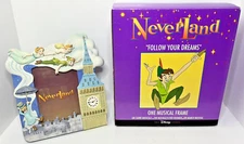 Peter Pan Neverland Musical Picture Frame Follow Your Dreams Disney Ceramic Work