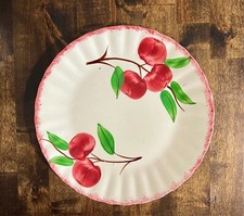 Blue Ridge Pottery Crabapple #118 Dinner Plate 9 1/2" VINTAGE Hand Painted