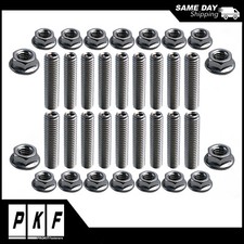 Stainless Steel Oil Pan Studs Hardware Kit For Small Block Chevy 283 302 Sbc