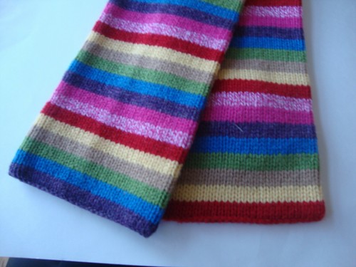 Gap Kids 100% Lambswool Multi-Color Strip Girl Scarf - NEW NWT - Winter Holiday - Picture 6 of 8
