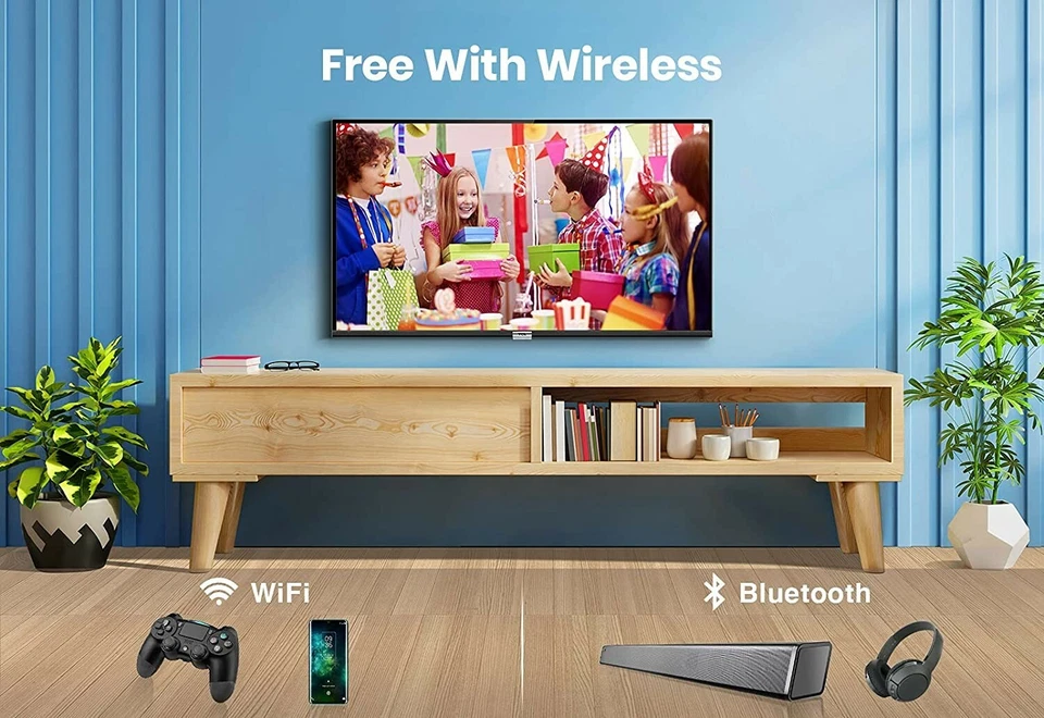 TCL 32P500K 32-Inch LED Smart Android TV HD, HDR, Micro Dimming Netflix, YouTube - Image 2 of 4