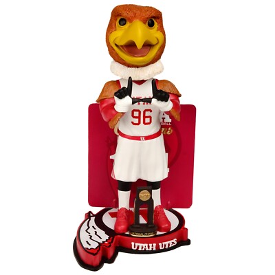 Utah Utes Mascot Bobblehead NCAA Men's Basketball Champs #/216 NEW