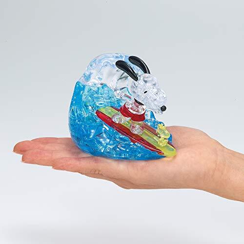 ダッフィ クリスタル Beverly 3D Crystal Puzzle Snoopy Surfing 40 Piece 50258