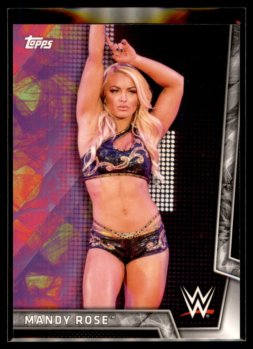 2018 Topps Women's Division WWE Wrestling Base Set #16 Mandy Rose
