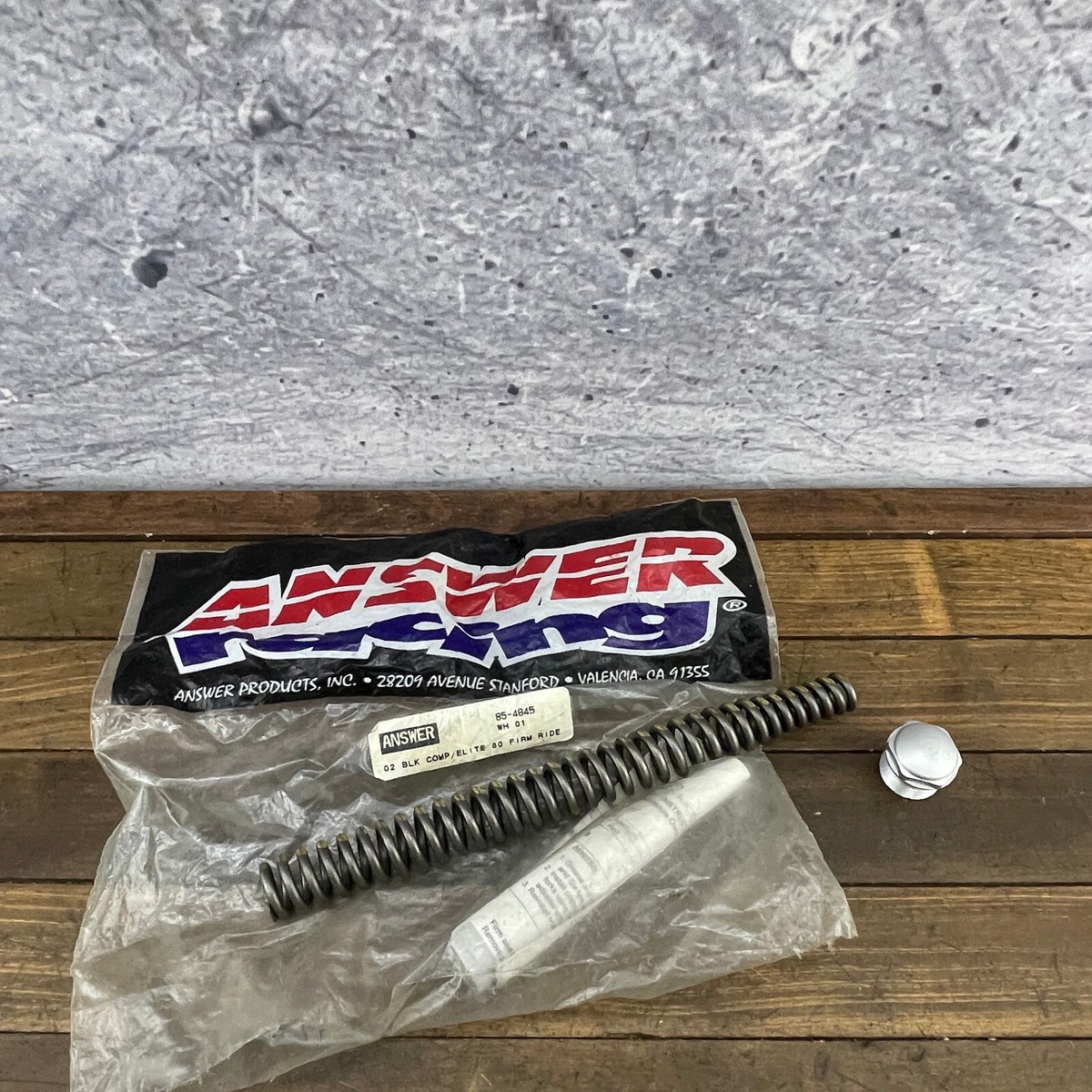 Vintage Answer Manitou Spring 02 Black Compe Elite 80 Firm Ride