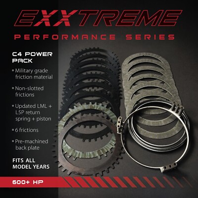 C4 High Performance Clutch pack for Allison Transmissions/GM/Duramax - C4HPK-XX